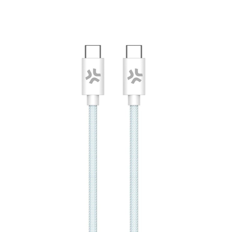 Câble USB-C Celly USBCUSBCCOTTLB Bleu 1