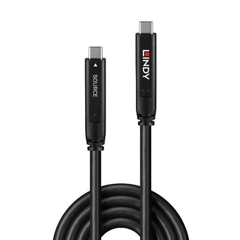 Câble USB-C LINDY 43393 Noir 8 m