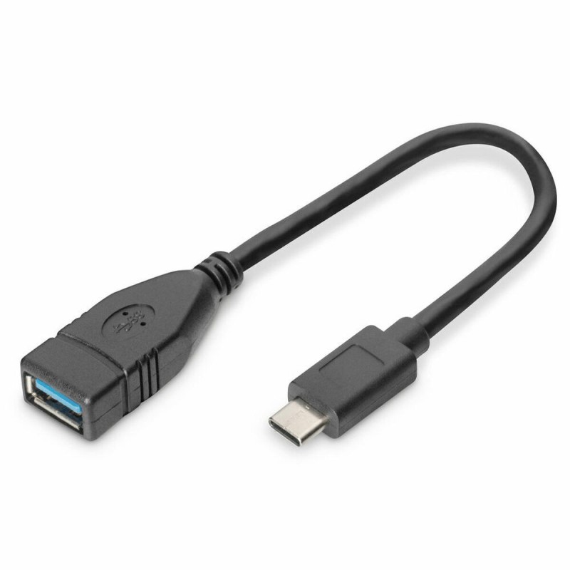 Adaptateur USB-C OTG Digitus AK-300315-001-S Noir 15 cm