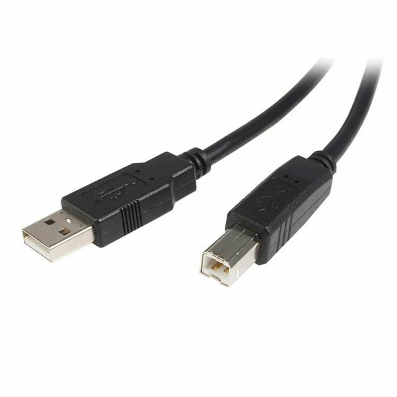 Câble USB A vers USB B Startech USB2HAB1M Noir 1 m