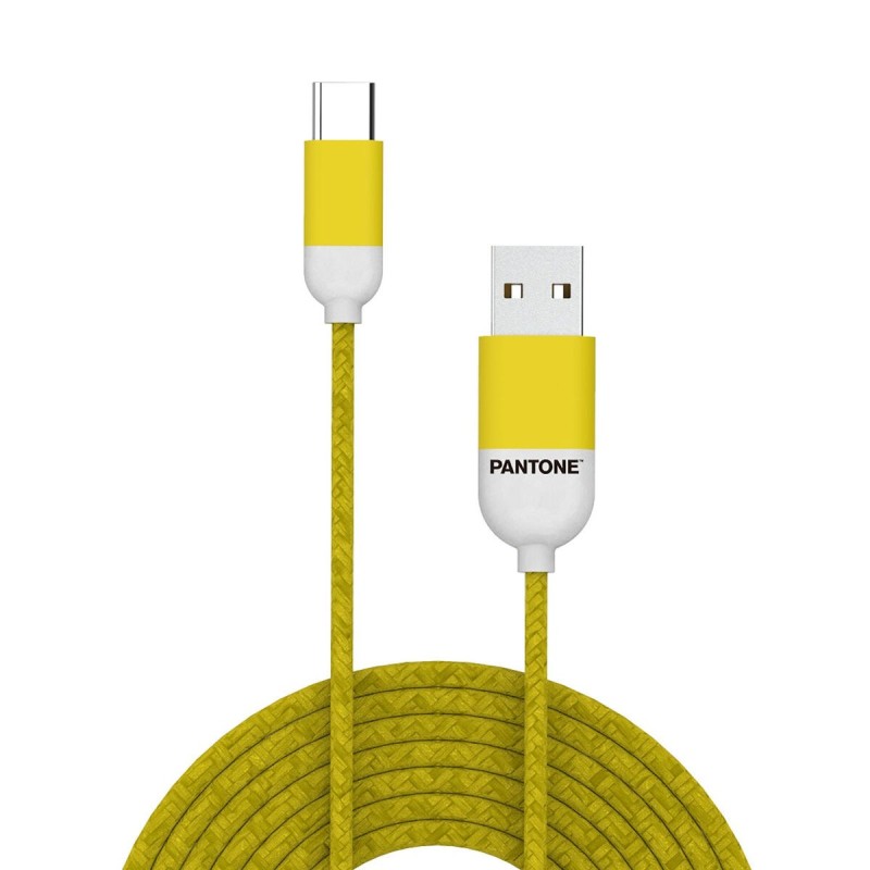 Câble USB-C vers USB Celly PT-TC001-5Y Jaune 1