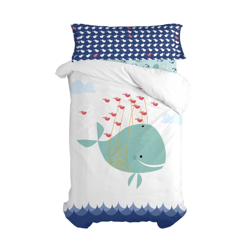 Drap housse HappyFriday MOSHI MOSHI Multicouleur Lit 1 persone 28 x 2 x 38 cm 90 x 200 x 32 cm