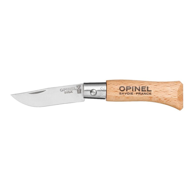 Couteau Opinel Nº2 Acier inoxydable Bois de hêtre 3