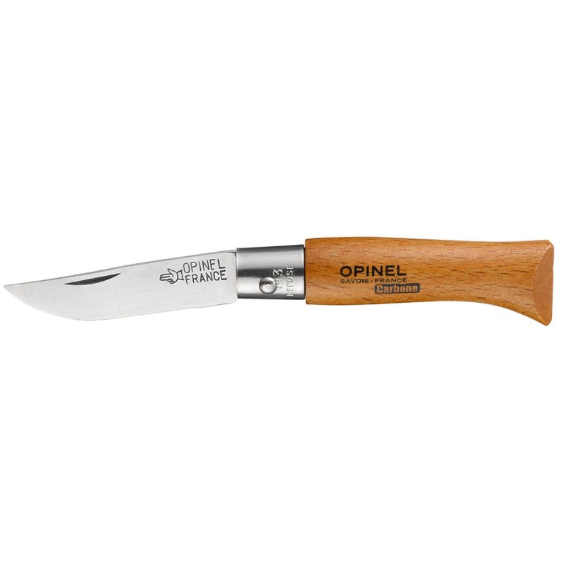 Couteau Opinel nº3 Acier au carbone Bois de hêtre 4 cm