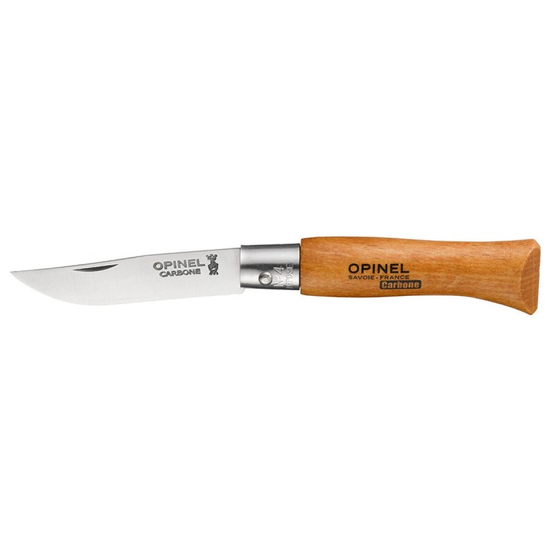 Couteau Opinel Nº4 Acier au carbone Bois de hêtre 5 cm