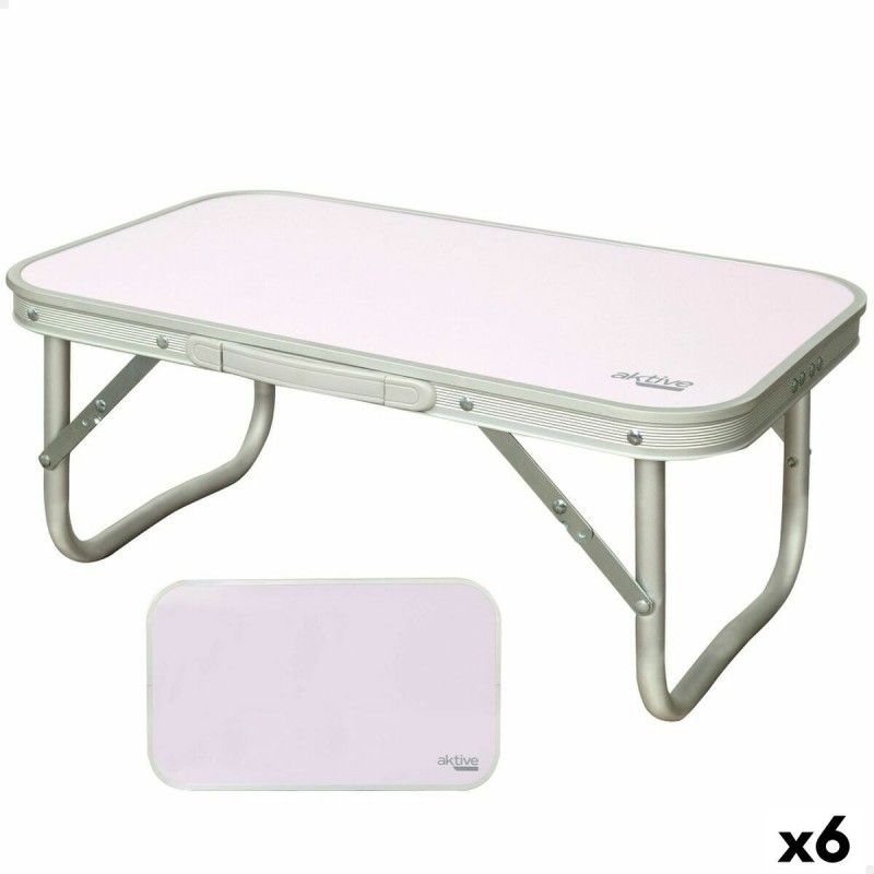 Table Piable Aktive Mauve 56 x 24 x 34 cm (6 Unités)