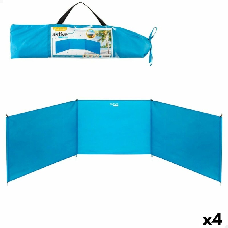 pare-vent de plage Aktive 200 x 84 x 2 cm