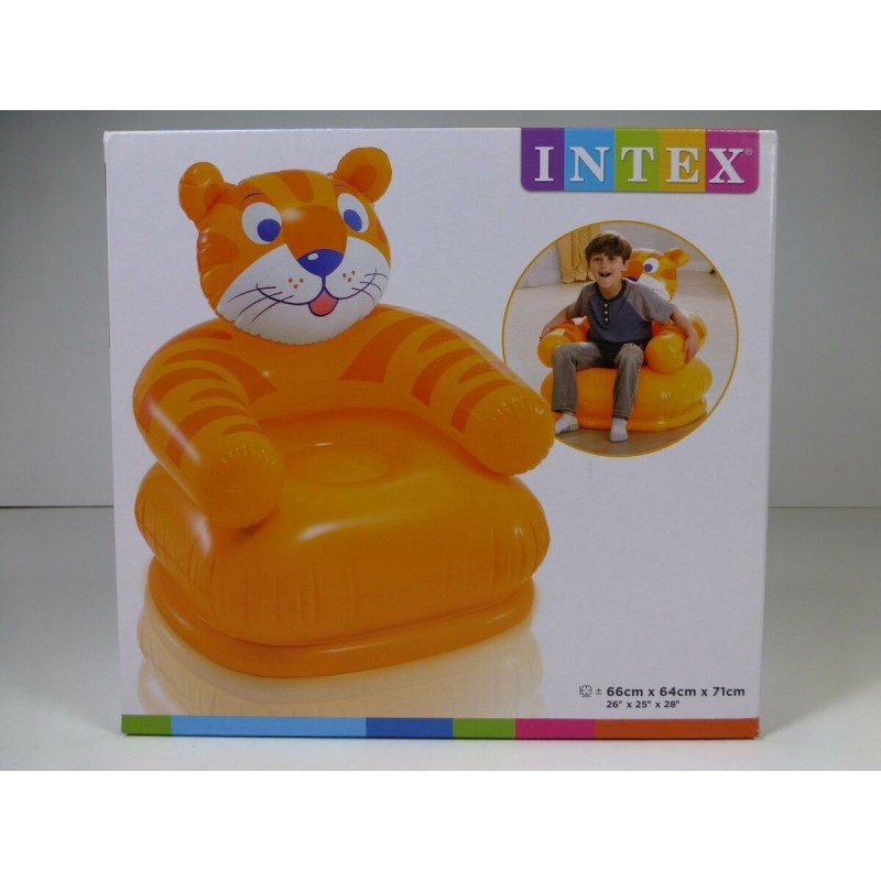 Fauteuil gonflable Intex HAPPY ANIMAL 66 x 79 x 64 cm (12 Unités)