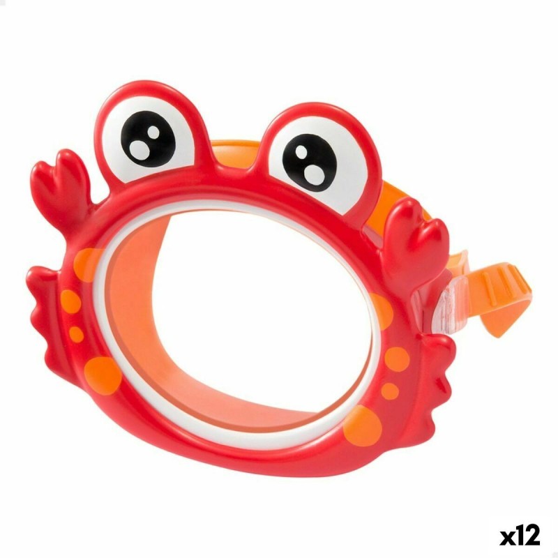 Masque de plongée Intex Enfant Requin Crabe (12 Unités)