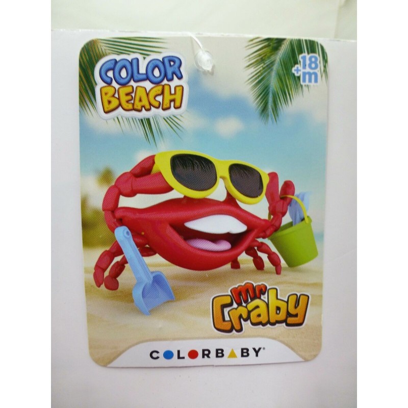 Set de jouets de plage Colorbaby Fusée polypropylène (25 Unités)