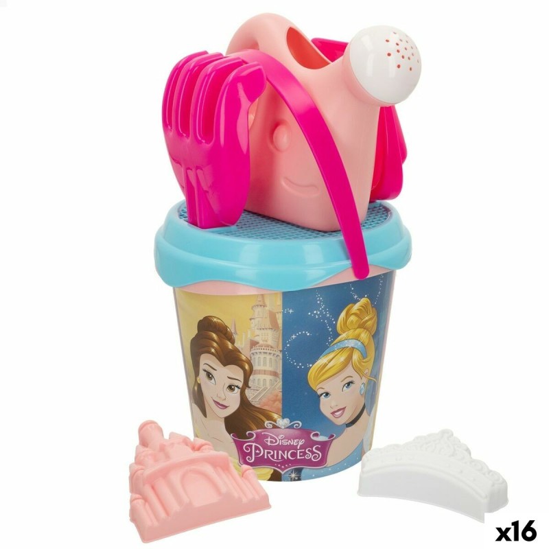 Set de jouets de plage Princesses Disney Ø 18 cm (16 Unités)