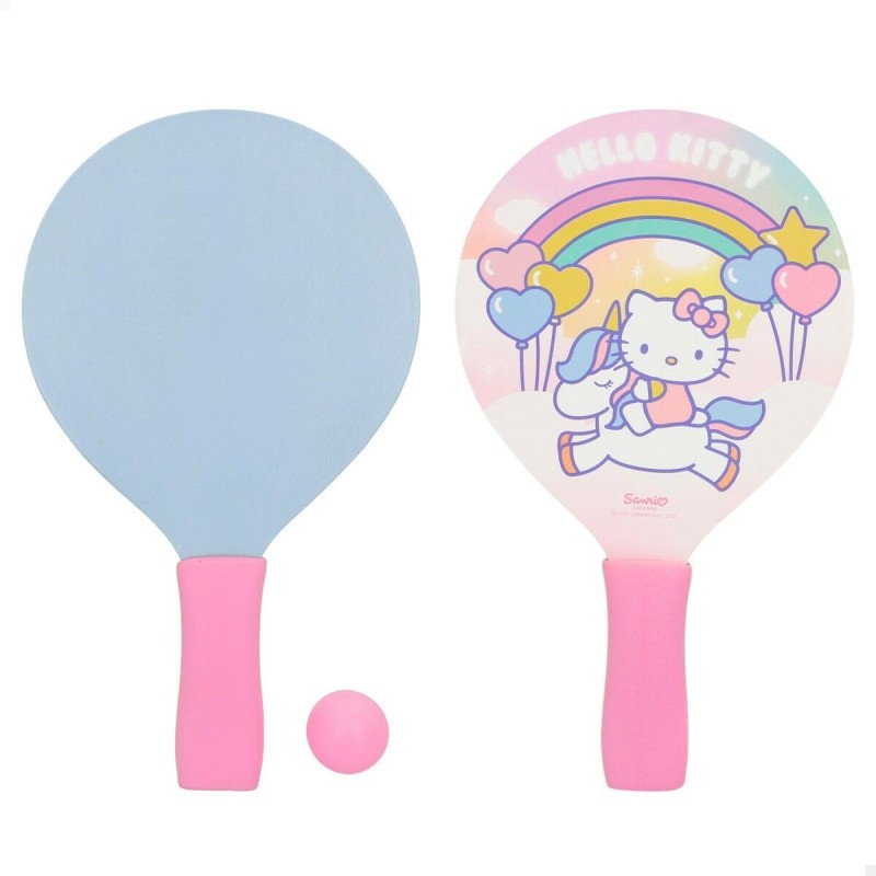 Raquettes de Plage avec Balle Hello Kitty Bois (12 Unités)