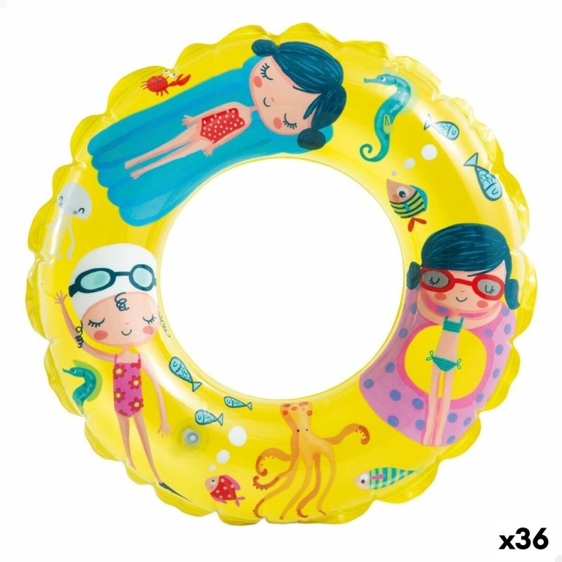 Bouée Gonflable Donut Intex Ø 61 cm (36 Unités)