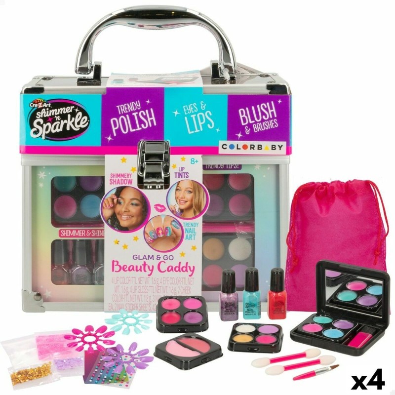 Kit de maquillage pour enfant Cra-Z-Art Shimmer 'n Sparkle Glam & Go 19 x 16 x 8 cm 4 Unités