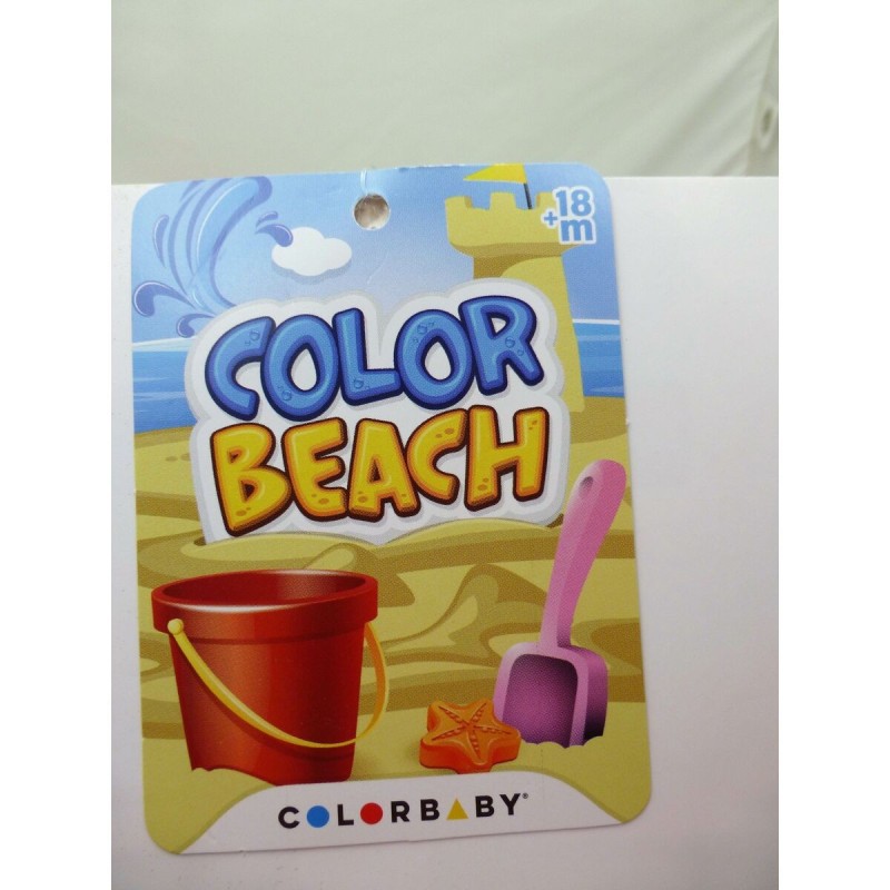 Pelleteuse Colorbaby Plage polypropylène 40 x 19 x 17,5 cm (18 Unités)