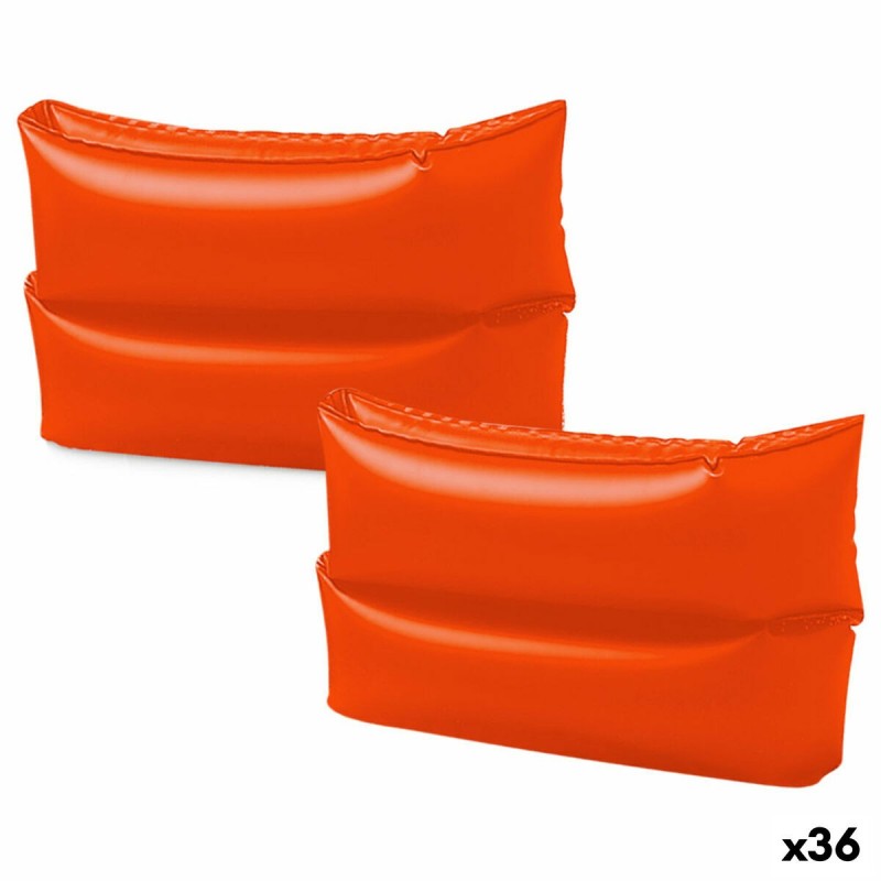 Manchettes Intex Gonflable Rouge 25 x 17 cm (36 Unités)