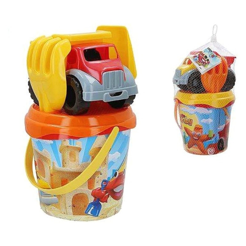 Set de jouets de plage Mr Craby Colorbaby (5 pcs)