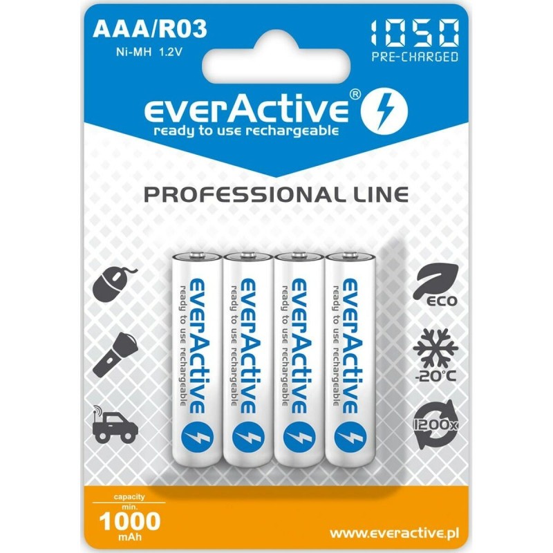 Piles Rechargeables EverActive EVHRL03-1050 1