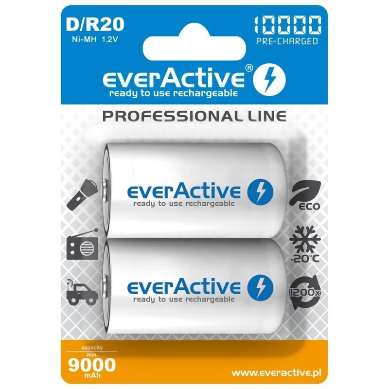 Piles Rechargeables EverActive EVHRL20-10000 10000 mAh 1