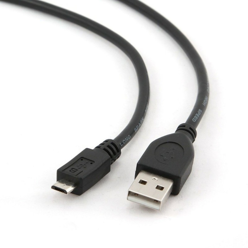 Câble USB vers micro USB GEMBIRD 1.8m USB 2.0 A/Micro-B M (3 m) Noir 1