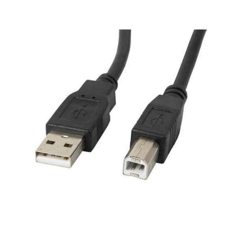 Câble USB 2.0 A vers USB B Lanberg CA-USBA-11CC-0010-BK Noir 1 m (1 Unité)