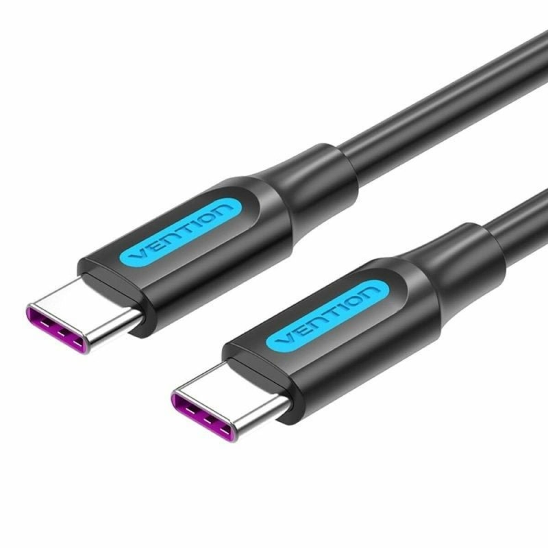 Câble USB-C vers USB-C Vention COTBG Noir 1