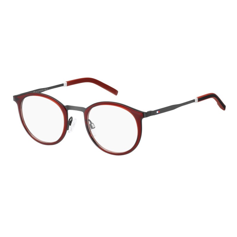 Monture de Lunettes Homme Tommy Hilfiger TH-1845-C9A Rouge Ø 49 mm