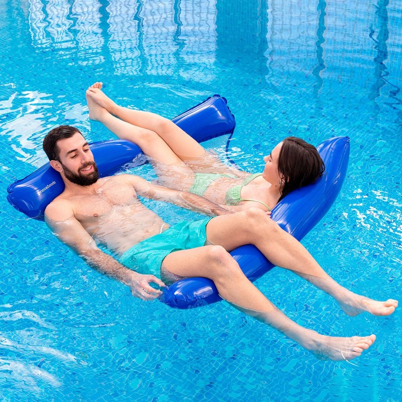 Hamac d'Eau Flottant Double pour Piscine Twolok InnovaGoods