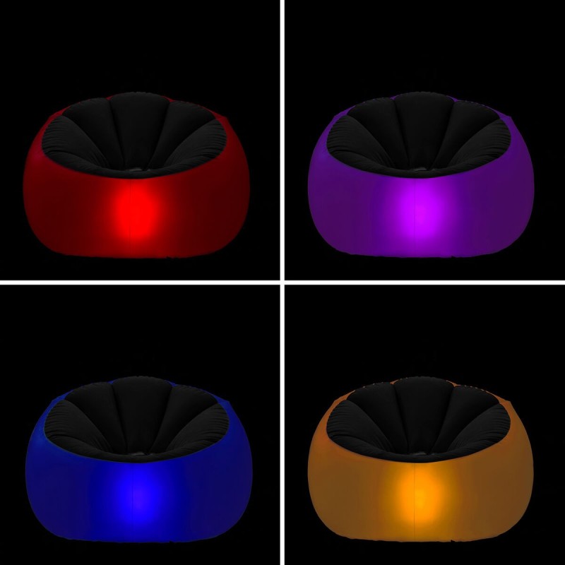 Fauteuil Gonflable avec LED Multicolore et Télécommande Chight InnovaGoods