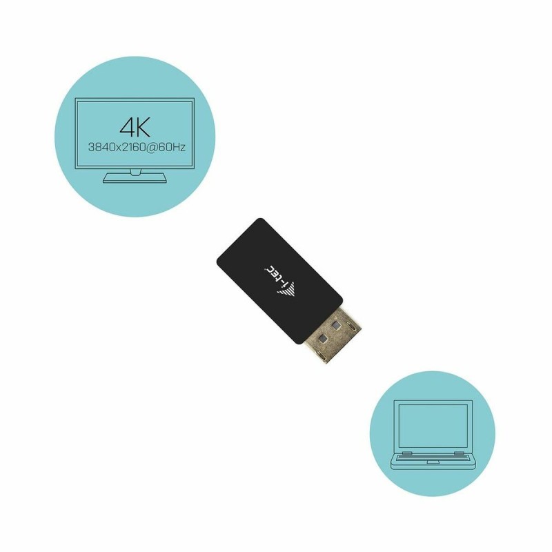 Adaptateur DisplayPort vers HDMI i-Tec DP2HDMI4K60HZ