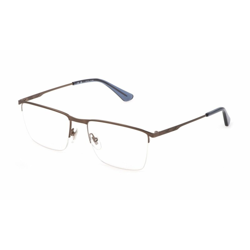 Monture de Lunettes Homme Police VPLG75-550F68 Marron Ø 55 mm