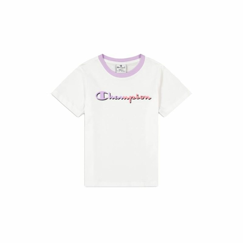 T shirt à manches courtes Enfant Champion Crewneck Blanc