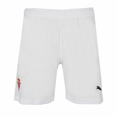 Short de Sport Puma Real Sporting de Gijón Blanc Homme