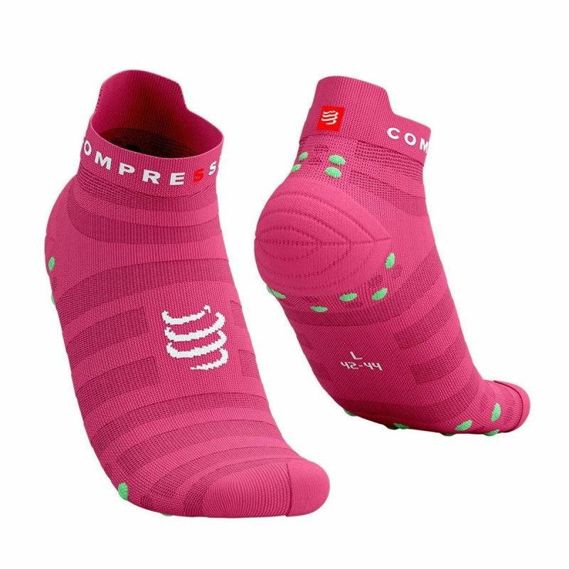 Chaussettes de Sport Compressport Pro Racing Rose foncé