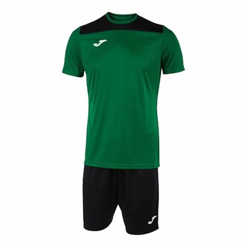 Ensemble de Sport pour Adultes Joma Sport PhoenIX II Noir Vert Multicouleur 9-10 Ans 2 Pièces