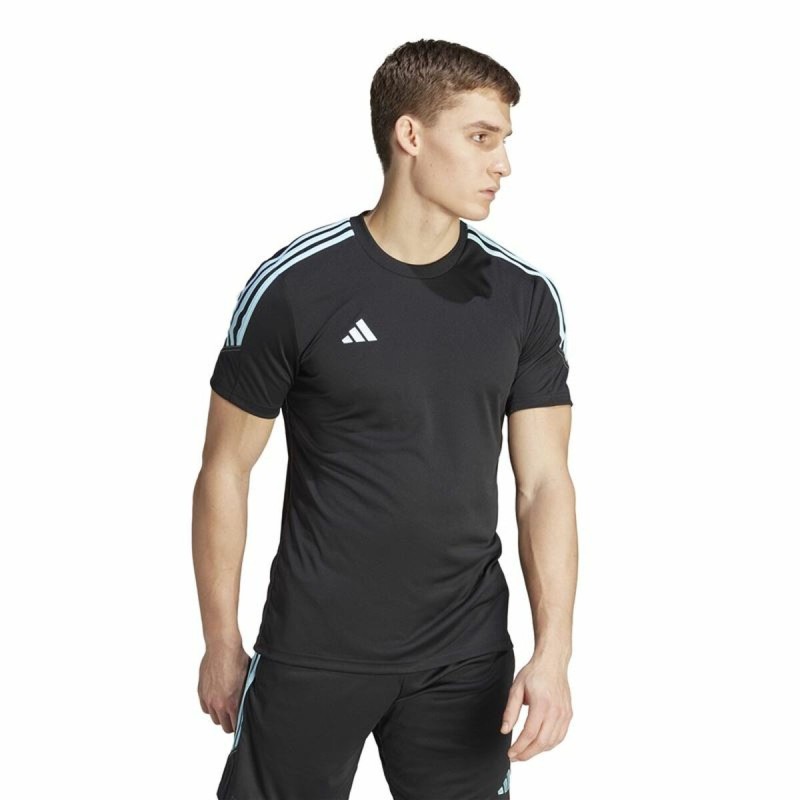 Maillot de Football à Manches Courtes pour Homme Adidas Tiro23 Cb Trjsy Noir