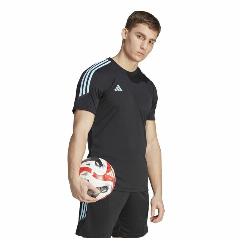 Maillot de Football à Manches Courtes pour Homme Adidas Tiro23 Cb Trjsy Noir