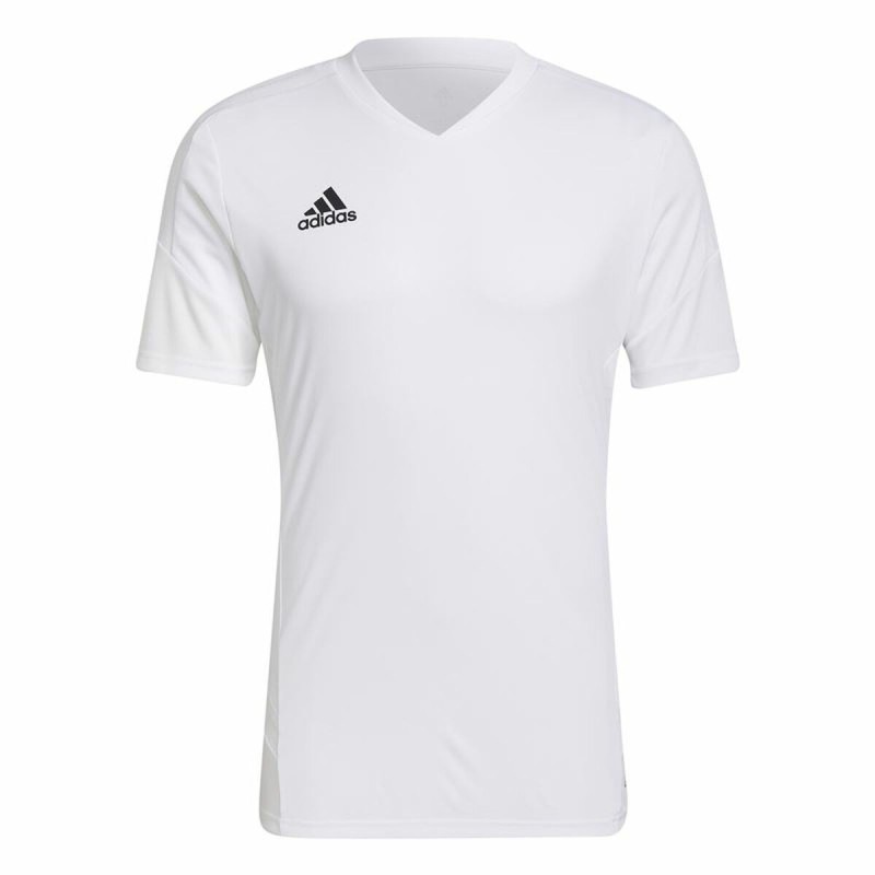 Maillot de Football à Manches Courtes pour Homme Adidas Con22 Blanc