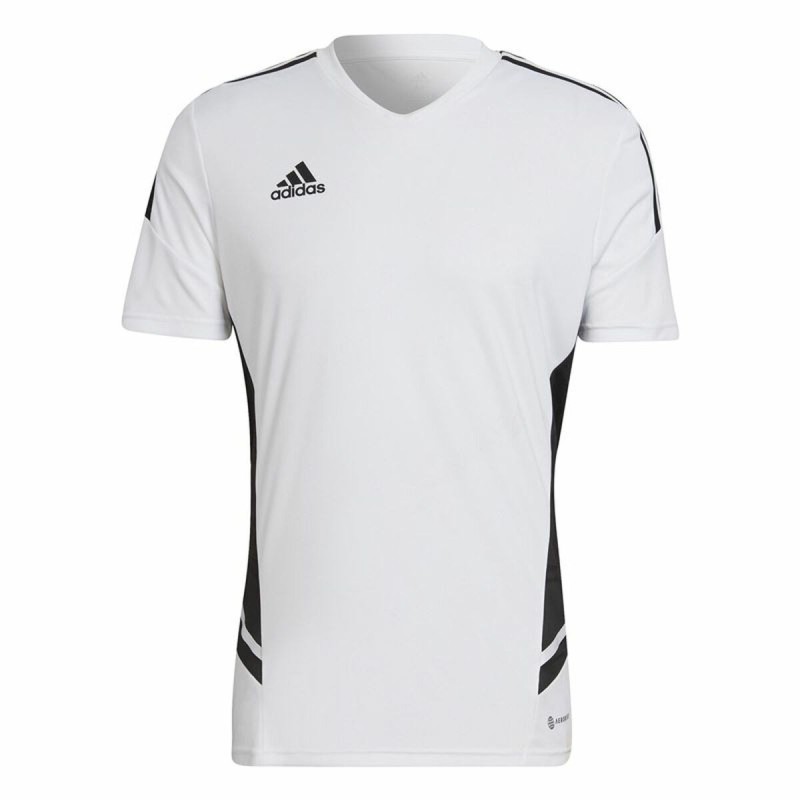 Maillot de Football à Manches Courtes pour Homme Adidas Con22 Blanc