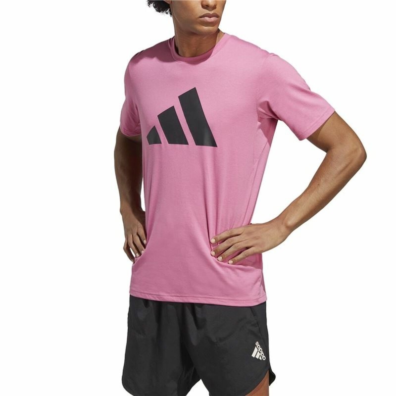 T-shirt à manches courtes homme Adidas Training Essentials Prune (S)