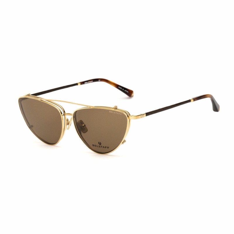 Monture de Lunettes + Lunettes de Soleil Belstaff DELMERE-DORADO-W ø 57 mm Clip On