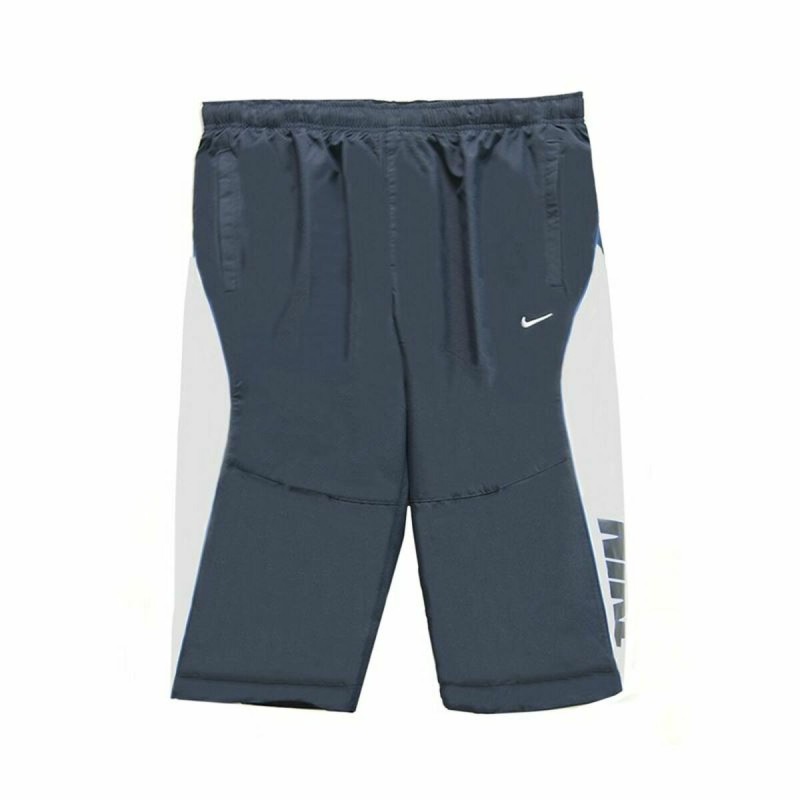 Short de Sport pour Homme Nike Swoosh Poplin OTK Bleu foncé