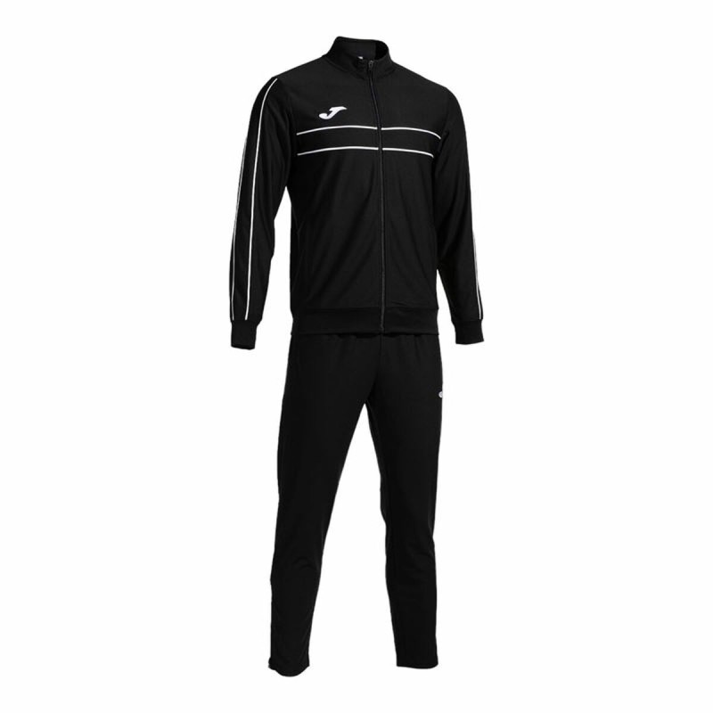 Survêtement pour Adultes Joma Sport Victory Noir Enfant Homme 2 Pièces