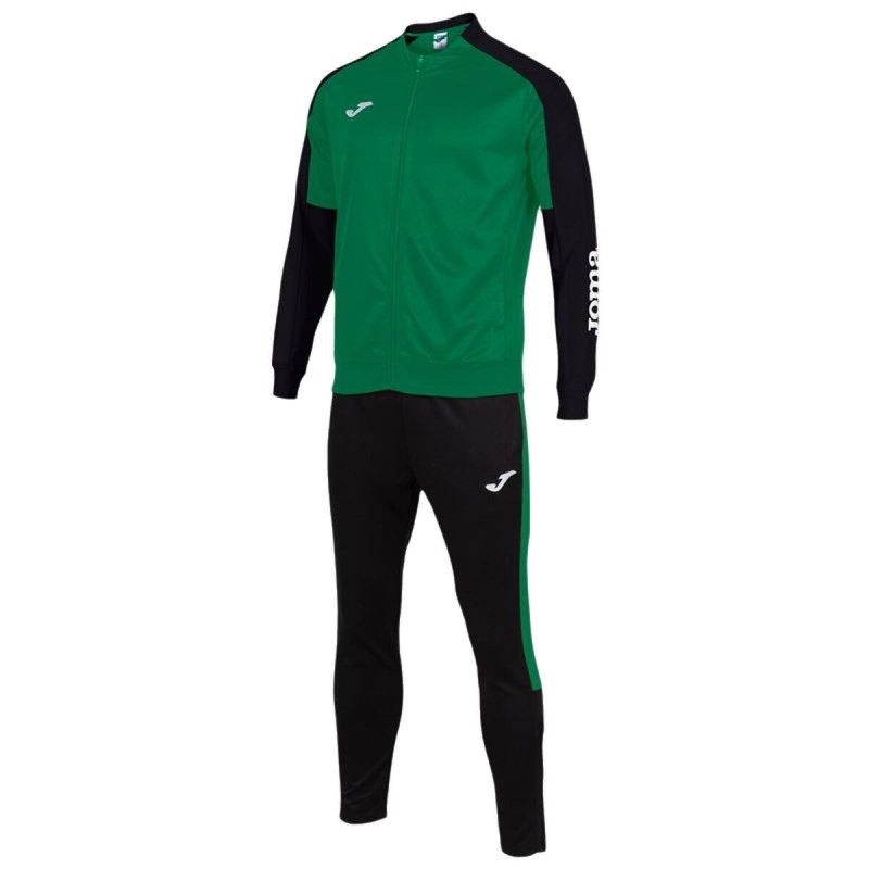 Survêtement pour Adultes Joma Sport Eco Championship Noir Vert Enfant Homme 2 Pièces