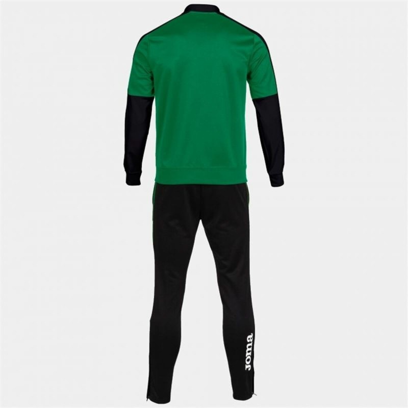 Survêtement pour Adultes Joma Sport Eco Championship Noir Vert Enfant Homme 2 Pièces