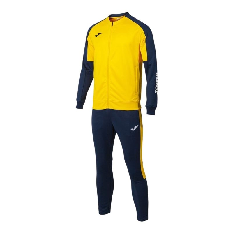 Survêtement pour Adultes Joma Sport Eco Championship Jaune Blue marine Enfant Homme 2 Pièces