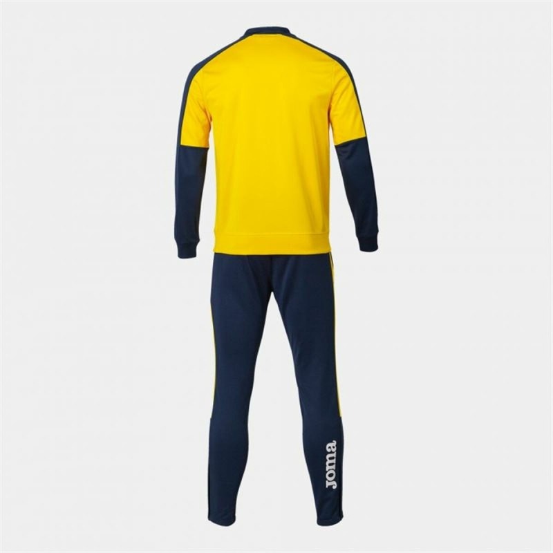 Survêtement pour Adultes Joma Sport Eco Championship Jaune Blue marine Enfant Homme 2 Pièces