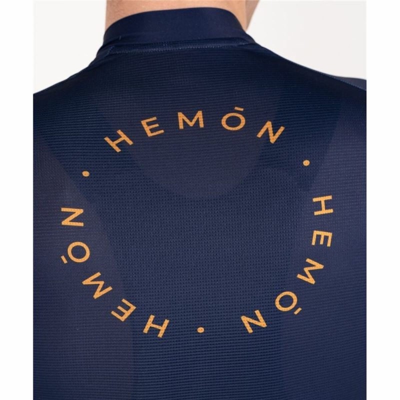 maillot de cyclisme Hemon Pro Gaia Bleu