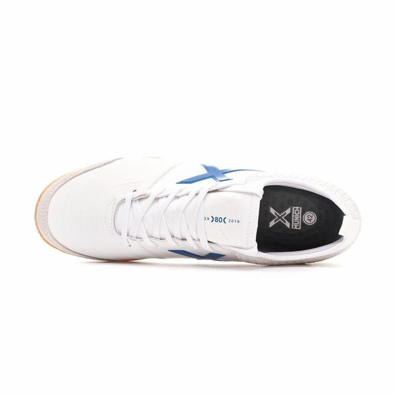 Chaussures de Futsal pour Adultes Munich Tiga Indoor Blanc Homme