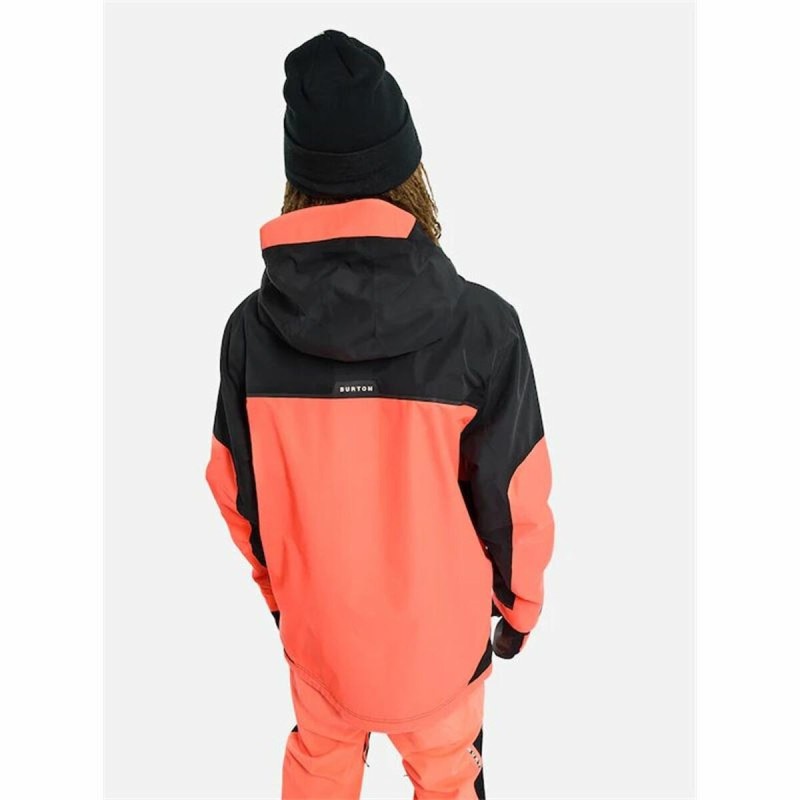 Anorak de ski Burton Frostner Noir Orange Homme